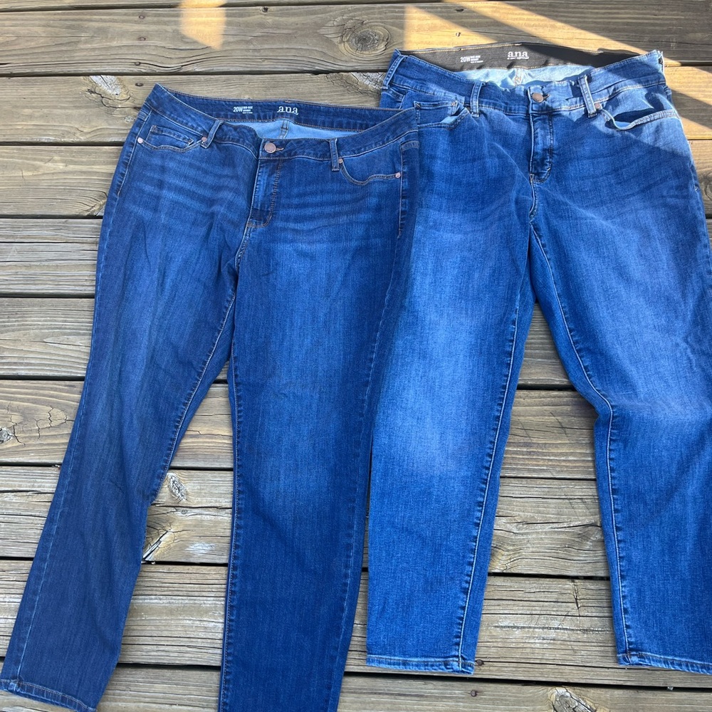 2for18 OBO. Ana jeans rarely worn. Only a year old. Thanks for looking.